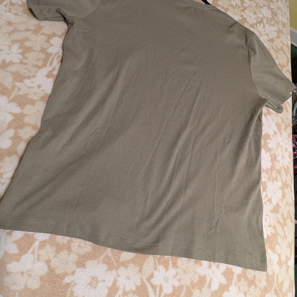 Banana Republic Men's Olive Luxe Touch Short Sleeve Tee, Men's XXL - Picture 7 of 7
